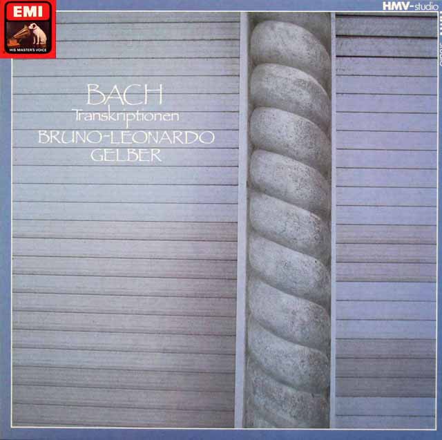 ゲルバーのバッハ/ピアノ・トランスクリプションズ　独EMI　3794　LP レコード