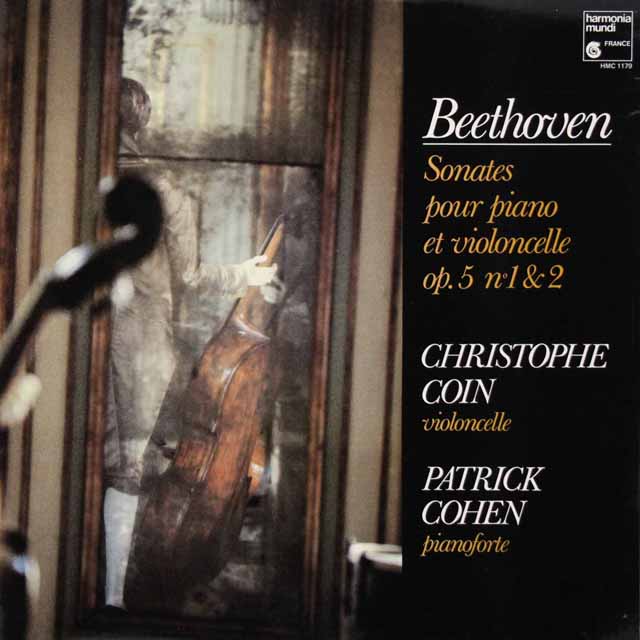 コワン、コーエンのベートーヴェン/チェロソナタ第1、2番ほか　仏HM　3794　LP レコード