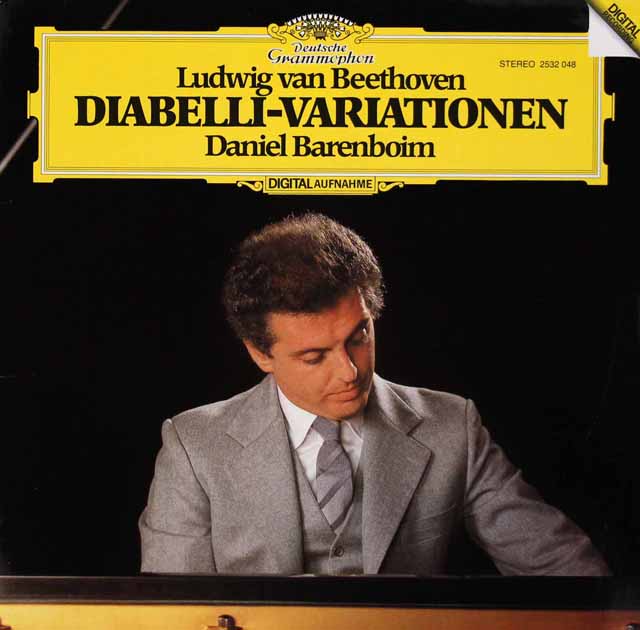バレンボイムのベートーヴェン/ディアベリ変奏曲　独DGG　3794　LP レコード