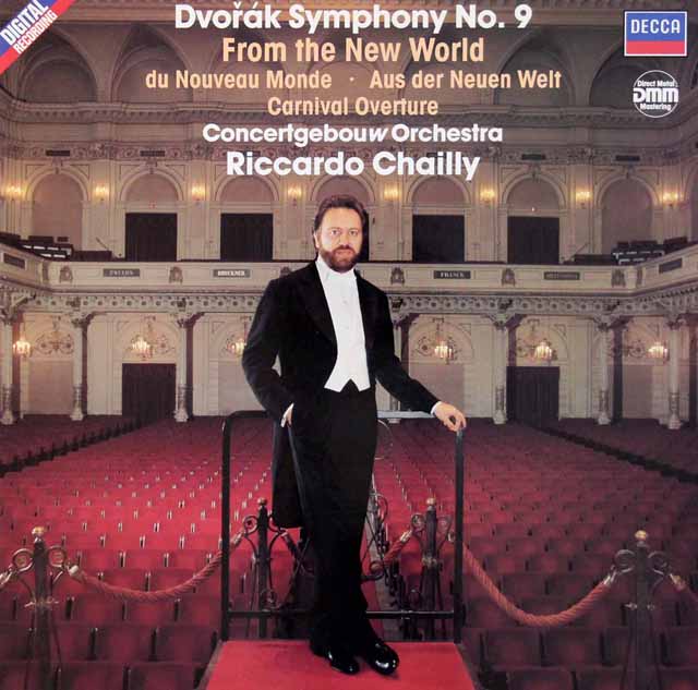 シャイーのドヴォルザーク/交響曲第9番「新世界より」ほか　独DECCA　3404　LP レコード
