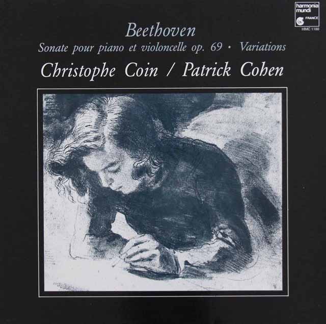 コワン、コーエンのベートーヴェン/チェロソナタ第3番ほか　仏HM　3794　LP レコード