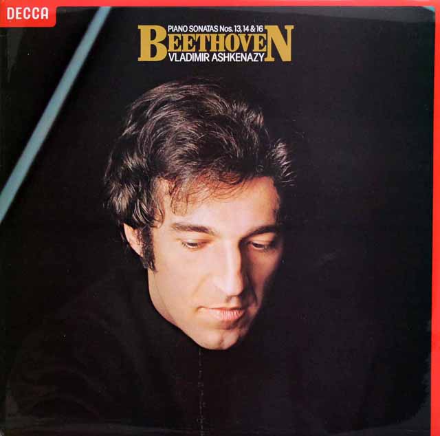 【オリジナル盤】　アシュケナージのベートーヴェン/ピアノソナタ第13、14、16番　蘭DECCA　3405　LP レコード
