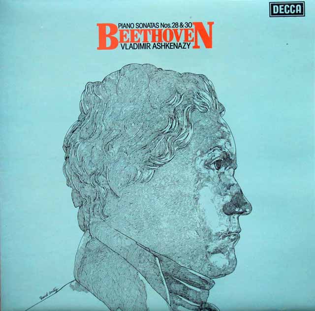 【オリジナル盤】　アシュケナージのベートーヴェン/ピアノソナタ第28、30番　英DECCA　3405　LP レコード