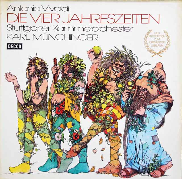 ミュンヒンガーのヴィヴァルディ/「四季」　独DECCA　3794　LP レコード