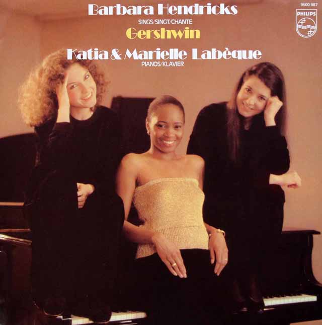 【直筆サイン入り】　ヘンドリックス&ラベック姉妹のガーシュウィン・ソング・アルバム（サマータイムほか）　蘭PHILIPS　3405　LP レコード