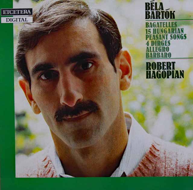 ハゴピアンのバルトーク/15のハンガリー農民歌 ほか　独ETCETERA　3793　LP レコード