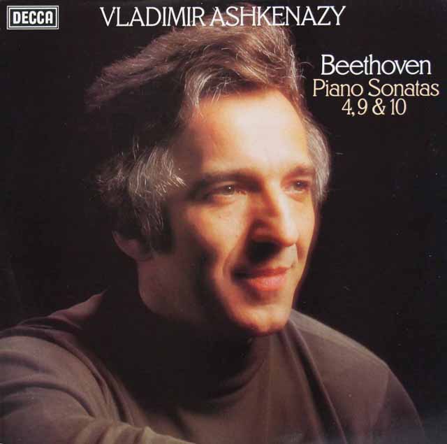 アシュケナージのベートーヴェン/ピアノソナタ第4、9、10番　蘭DECCA　3406　LP レコード