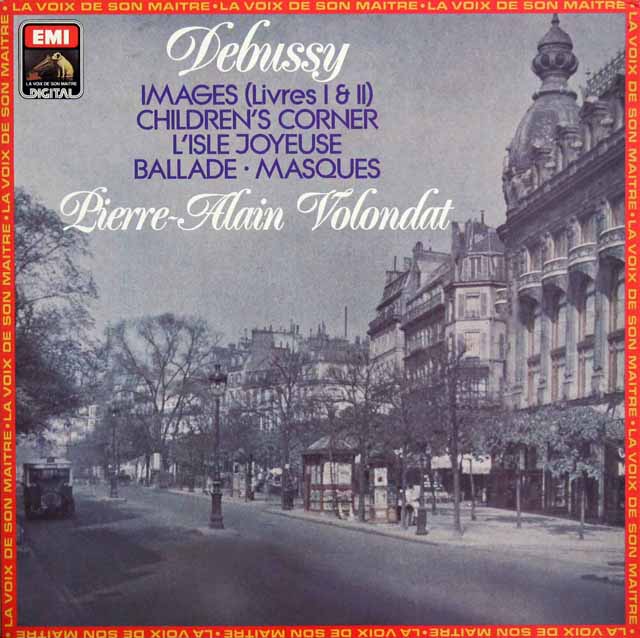 ヴォロンダのドビュッシー/映像、子供の領分ほか　仏EMI　3793　LP レコード