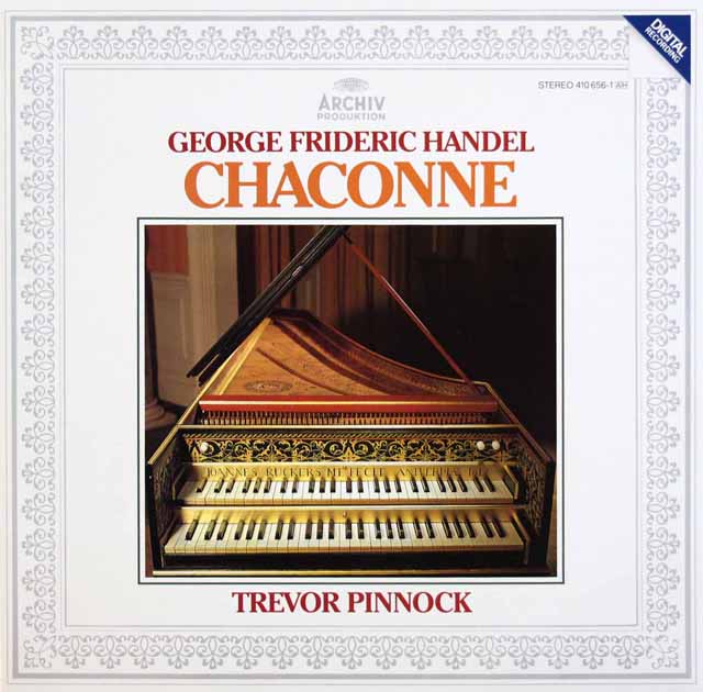 ピノックのヘンデル/「シャコンヌ」＆組曲集　独ARCHIV　3407　LP レコード