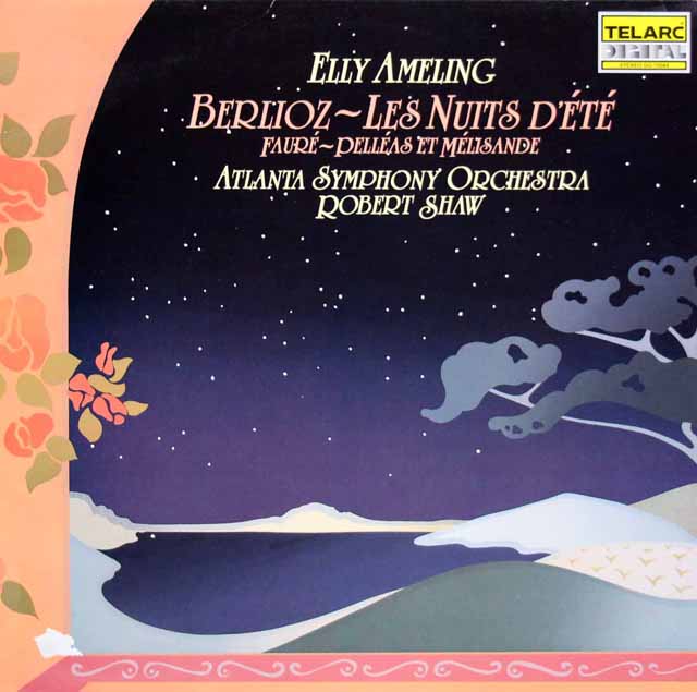 アメリング&ショウのベルリオーズ/「夏の夜」ほか　独TELARC　3408　LP レコード