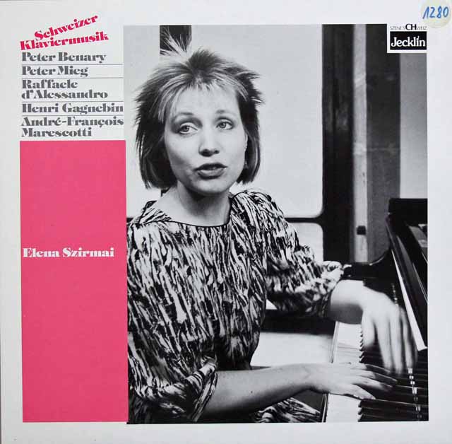 シルマイのベナリー/「12のワルツとエピローグ」ほか　スイスJecklin　3899　LP レコード