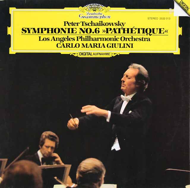 ジュリーニのチャイコフスキー/交響曲第6番「悲愴」　独DGG　3899　LP レコード