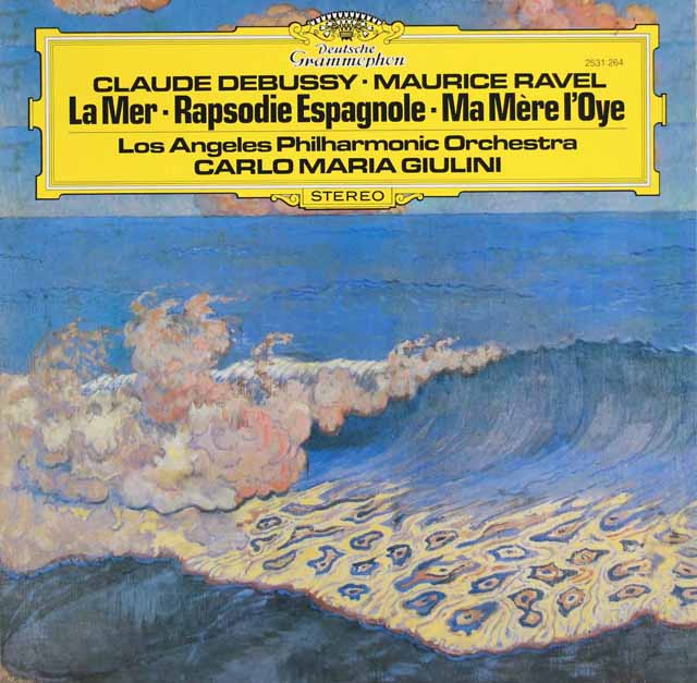 ジュリーニのドビュッシー/交響詩「海」ほか　独DGG　3408　LP レコード