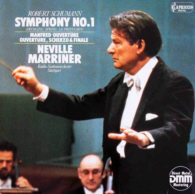 マリナーのシューマン/交響曲全集　独CAPRICCIO　3408　LP レコード