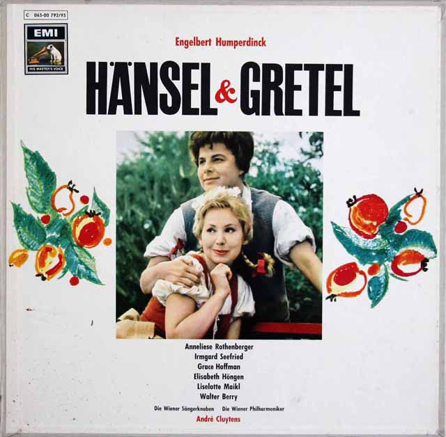 クリュイタンスのフンパーディンク/「ヘンゼルとグレーテル」全曲　独EMI　3408　LP レコード