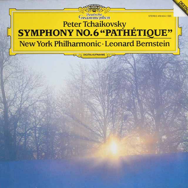 バーンスタインのチャイコフスキー/交響曲第6番「悲愴」　独DGG　3409　LP レコード