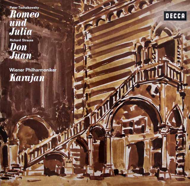 カラヤンのチャイコフスキー/「ロミオとジュリエット」ほか　独DECCA　3409　LP レコード