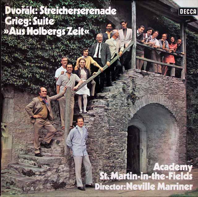 マリナーのドヴォルザーク/弦楽セレナードほか　独DECCA　3899　LP レコード