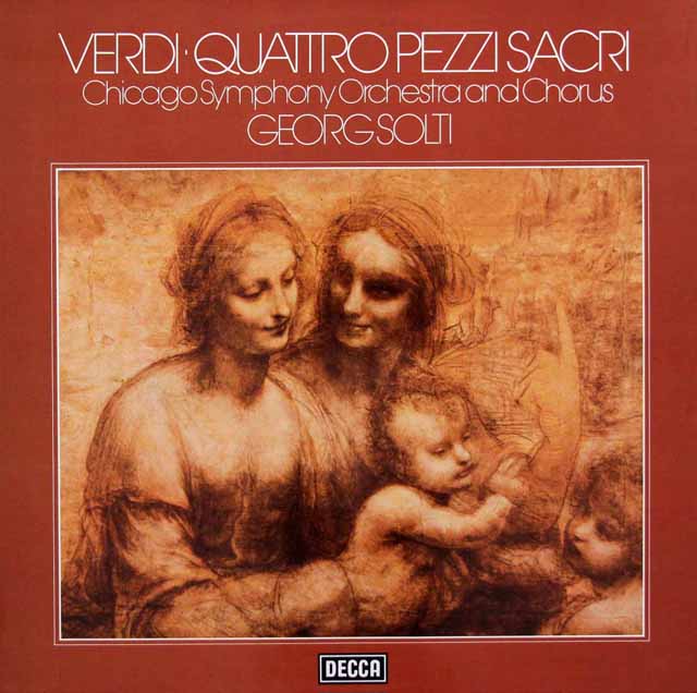ショルティのヴェルディ/聖歌四篇　独DECCA　3899　LP レコード