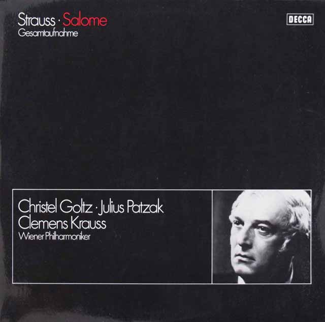 クラウスのR.シュトラウス/「サロメ」　独DECCA　3899　LP レコード