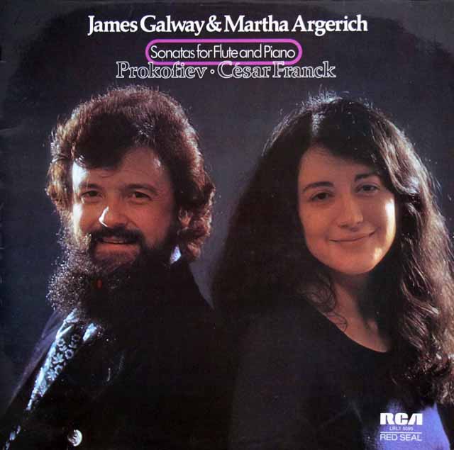 ゴールウェイ、アルゲリッチのフランク、プロコフィエフ/ソナタ集　英RCA　3410　LP レコード