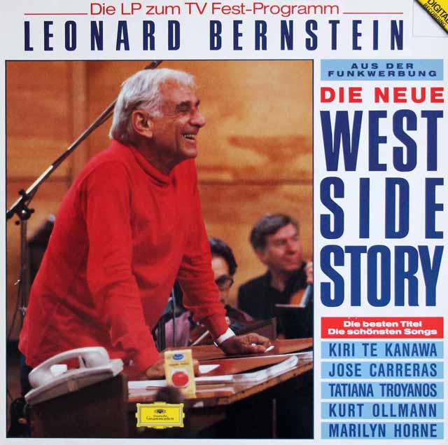 バーンスタインの自作自演/「ウエスト・サイド・ストーリー」抜粋　独DGG　3410　LP レコード