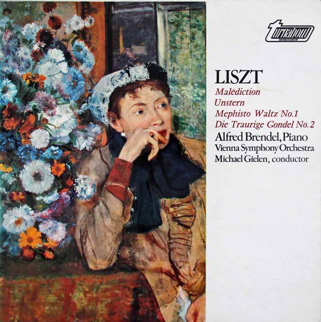 ブレンデルのリスト/ピアノと弦楽合奏のための「呪い」ほか　英turnabout　3410　LP レコード
