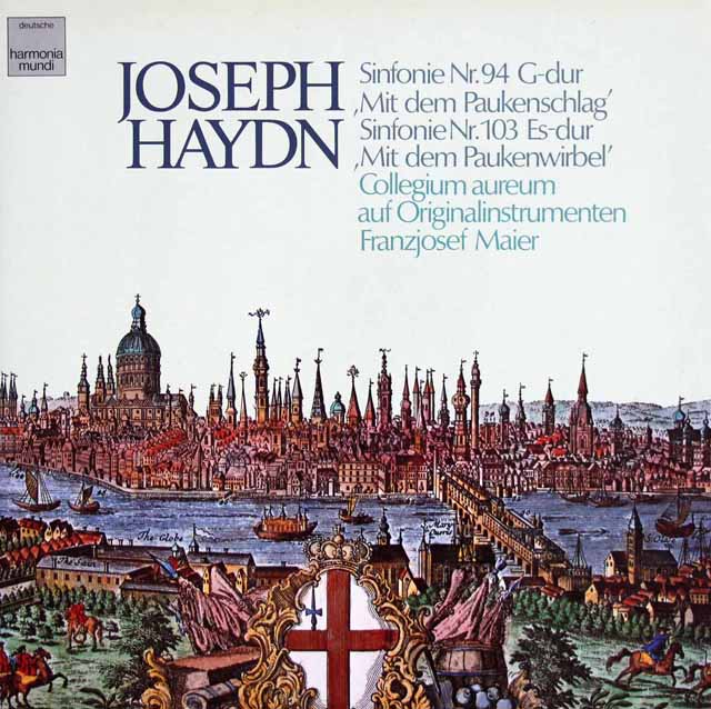 コレギウム・アウレウム合奏団のハイドン/ 交響曲 第94番「驚愕」ほか　独HM　3410　LP レコード