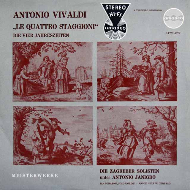 ヤニグロのヴィヴァルディ/「四季」　オーストリアamadeo　3410　LP レコード