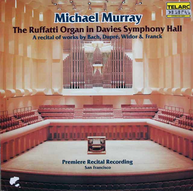 マレーのバッハ、フランクほか/オルガン作品集　独TELARC　3898　LPレコード