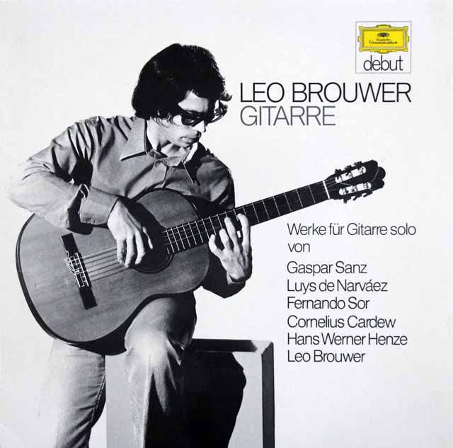 【デビューシリーズ】　ブローウェルのソル/5つのメヌエットほか　独DGG　3411　LP レコード