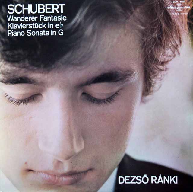 ラーンキのシューベルト/さすらい人幻想曲ほか　ハンガリーHungaroton　3898　LP レコード
