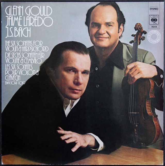 グールド、ラレードのバッハ/ヴァイオリンソナタ集　独CBS　3411　LP レコード