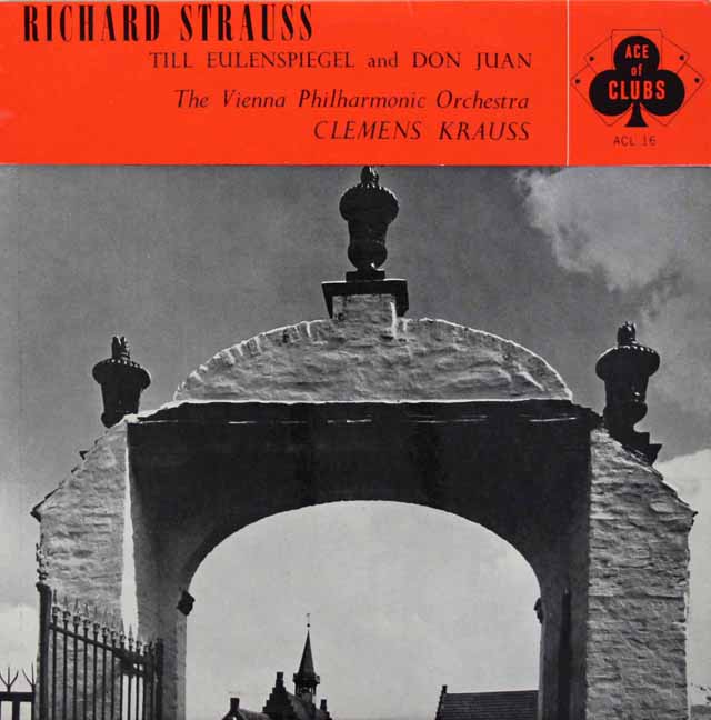 クラウスのR.シュトラウス/「ティル」、「ドン・ファン」　英DECCA（Ace of Clubs）　3898　LP レコード