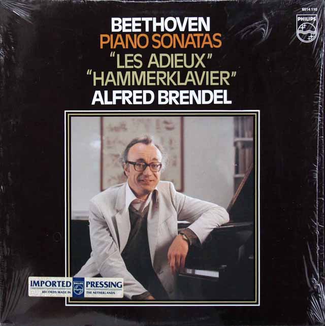 ブレンデルのベートーヴェン/ピアノソナタ第29番「ハンマークラヴィーア」ほか　蘭PHILIPS　3412　LP レコード