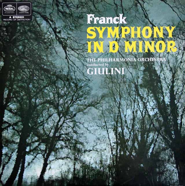 ジュリーニのフランク/交響曲ニ短調　英REGAL(EMI)　3898　LP レコード