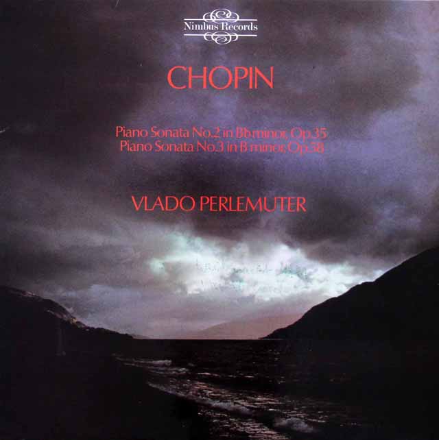 ペルルミュテールのショパン/ピアノソナタ第2、3番　英Nimbus　3898　LP レコード