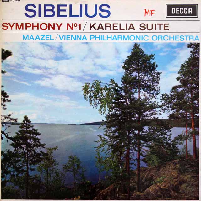 マゼールのシベリウス/交響曲第1番ほか　英DECCA　3898　LP レコード