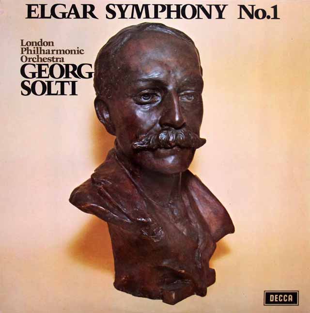 【オリジナル盤】　ショルティのエルガー/交響曲第1番　英DECCA　3413　LP レコード