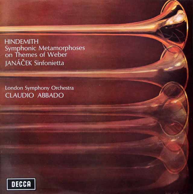 アバドのヤナーチェク/シンフォニエッタ　ほか　蘭DECCA　3413　LP レコード