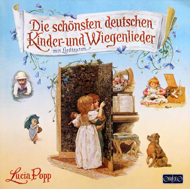 ポップのドイツの子供の歌と子守唄　独ORFEO　3898　LP レコード