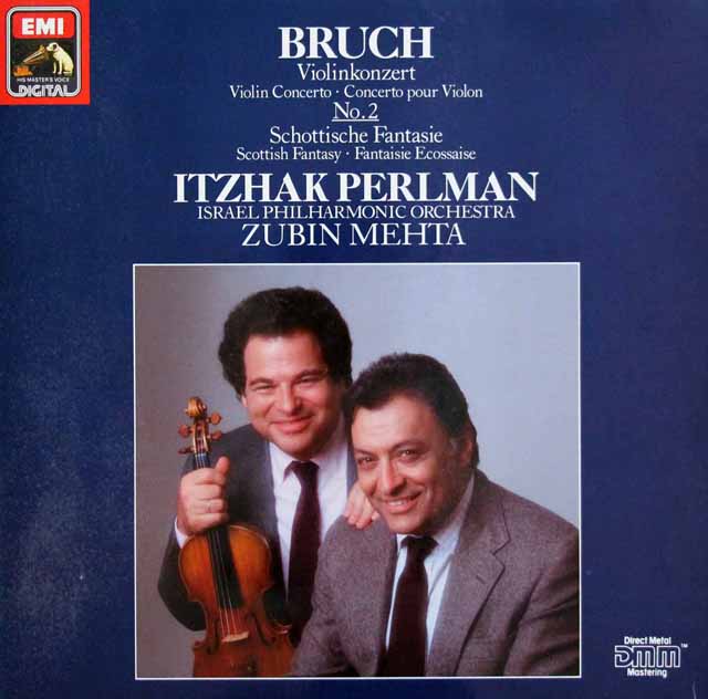 パールマン、メータのブルッフ/スコットランド幻想曲ほか　独EMI　3898　LP レコード