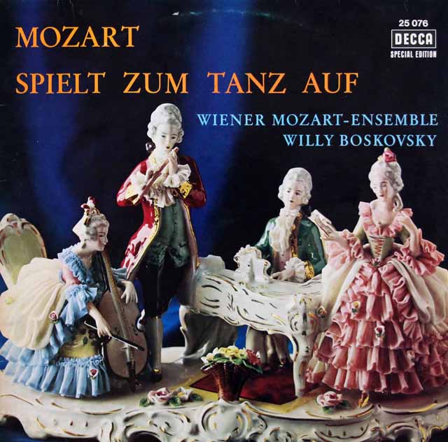 ボスコフスキーのモーツァルト/舞曲と行進曲集　独DECCA　3898　LP レコード