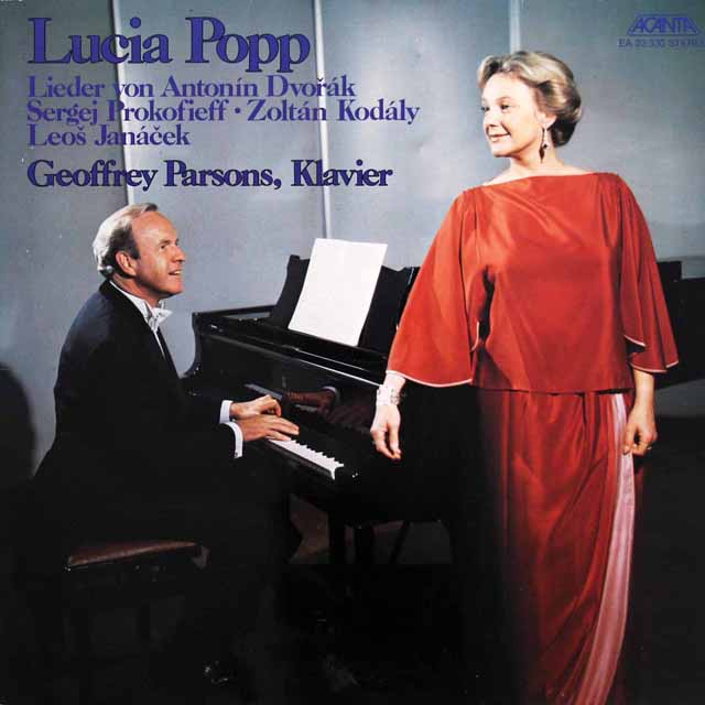 ポップのドヴォルザーク、プロコフィエフ、コダーイ&ヤナーチェク/歌曲集　独ACANTA　3414　LP レコード