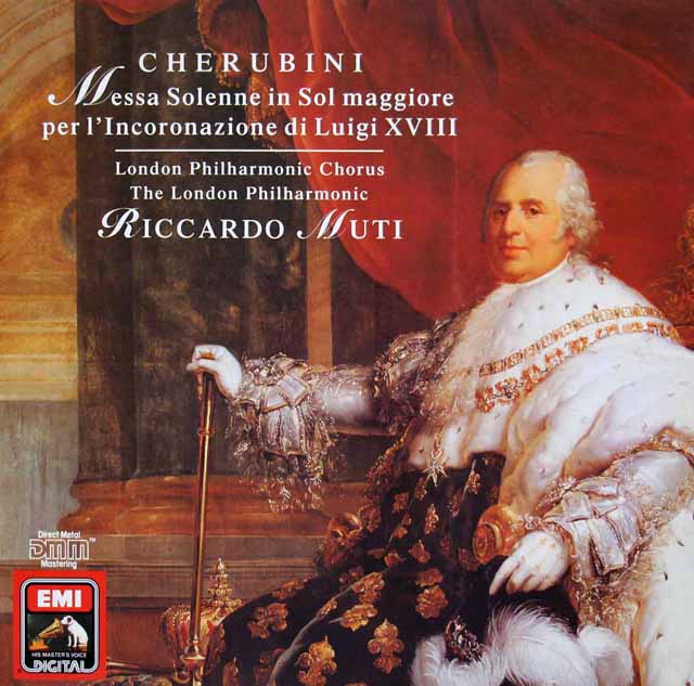ムーティのケルビーニ/「ルイ18世の戴冠式のための荘厳ミサ曲」　独EMI　3897　LP レコード
