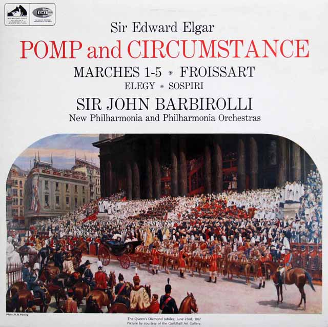 バルビローリのエルガー/「威風堂々」ほか　英EMI　3414　LP レコード