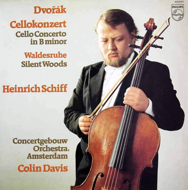 シフ、デイヴィスのドヴォルザーク/チェロ協奏曲ほか　蘭PHILIPS　3897　LP レコード