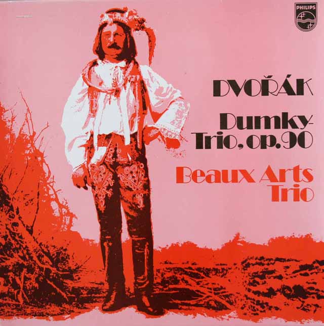 ボザール・トリオのドヴォルザーク/ピアノ三重奏曲第4番「ドゥムキー」　蘭PHILIPS　3897　LP レコード