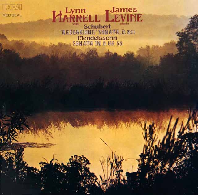 ハレル、レヴァインのシューベルト/「アルペジオーネ・ソナタ」ほか　独RCA　3897　LP レコード