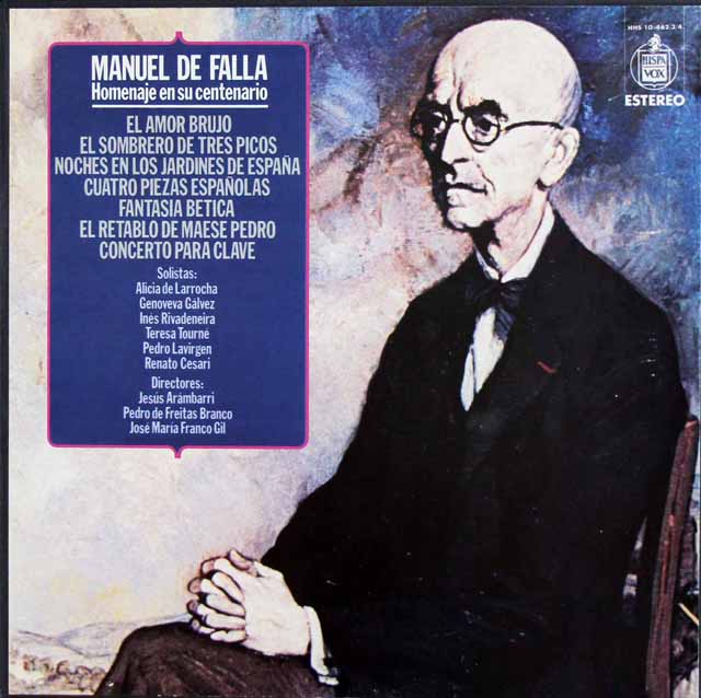 ラ・ローチャらのファリャ/生誕100周年のオマージュ(恋は魔術師 ほか）　西HISPAVOX   3414　LP レコード